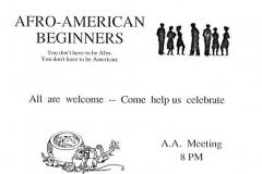 Afro-American Beginners 10th Anniversary, 1993