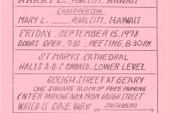 Central All Groups 32nd Anniversary, 1978