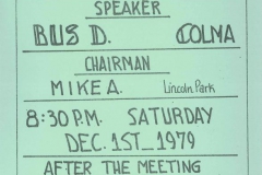 Lincoln Park 33rd Anniversary and Christmas Party, 1979