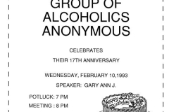 Mission Terrace Group 17th Anniversary, 1993
