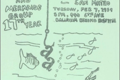 Salty Sea Dogs and Mermaids Group, 17th Anniversary, 1984