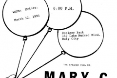 Westlake Friday Discussion 21st Anniversary, 1993